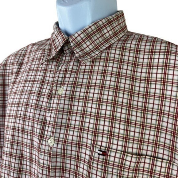 Tommy Hilfiger Men Casual Shirt Button Front Size XL - Picture 9 of 10